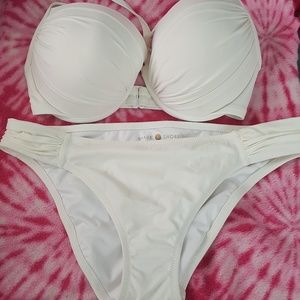 Very beautiful white swim suit